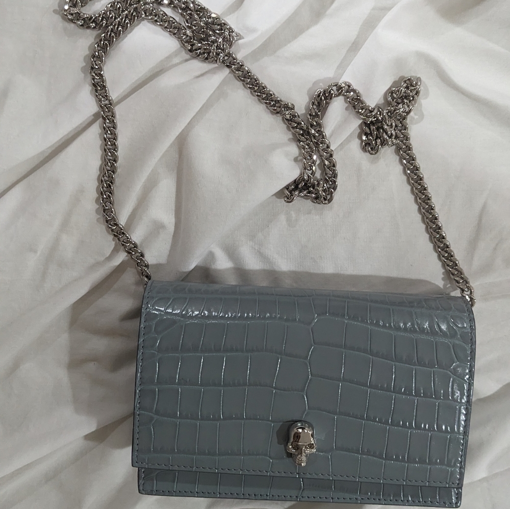 Silver Alexander McQueen Bag
